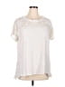 Adiva 100% Cotton Ivory Short Sleeve Top Size 1X - photo 1