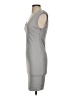 Bebe Solid Gray Casual Dress Size S - photo 5
