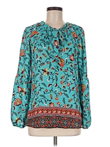 Black Rainn Long Sleeve Blouse (view 1)