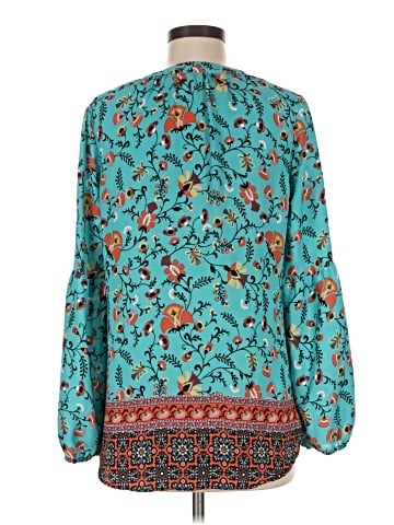 Black Rainn Long Sleeve Blouse (view 2)