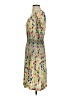 Baraschi 100% Polyester Print Green Cocktail Dress Size S - photo 5
