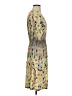 Baraschi 100% Polyester Print Green Cocktail Dress Size S - photo 4