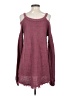 Free People 100% Cotton Burgundy Pullover Sweater Size XS - photo 2