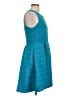 Leifsdottir Chevron-herringbone Teal Casual Dress Size 12 - photo 4