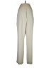 Black Label by Chico's 100% Polyester Solid Ivory Dress Pants Size 10 - photo 1