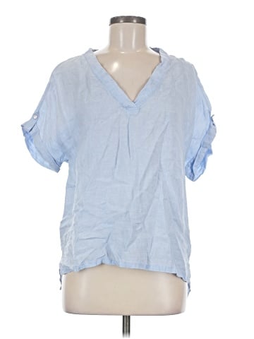 Isaac Mizrahi New York Short Sleeve Blouse (view 1)