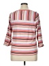Rafaella 100% Cotton Stripes Pink 3/4 Sleeve T-Shirt Size XL - photo 2