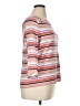 Rafaella 100% Cotton Stripes Pink 3/4 Sleeve T-Shirt Size XL - photo 4