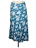 Old Navy 100% Rayon Floral Blue Casual Skirt Size XL - photo 1