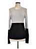 Theory Color Block Gray Pullover Sweater Size L - photo 1