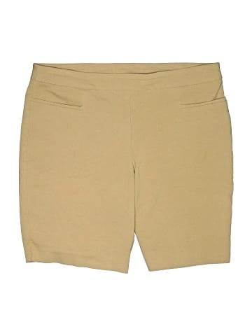 Time and Tru Khaki Shorts (view 1)