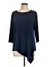 Chico's Blue 3/4 Sleeve Top Size Lg Petite (2) - photo 1
