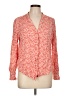 Boden 100% Viscose Red Long Sleeve Blouse Size 12 - photo 1