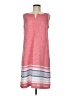Talbots Stripes Pink Casual Dress Size 8 - photo 1