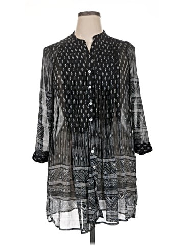Splash 3/4 Sleeve Blouse (view 1)