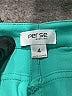 Per Se By Carlisle Color Block Teal Casual Pants Size 4 - photo 7