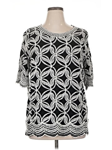 Solitaire Short Sleeve Blouse (view 1)