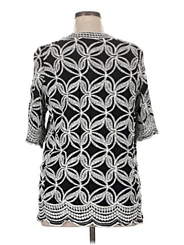 Solitaire Short Sleeve Blouse (view 2)