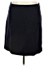Talbots Solid Black Blue Wool Skirt Size 16 - photo 1