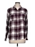 dip Plaid Burgundy Long Sleeve Button-Down Shirt Size L - photo 1