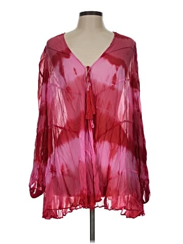 Haute Hippie 3/4 Sleeve Silk Top (view 1)