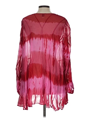 Haute Hippie 3/4 Sleeve Silk Top (view 2)