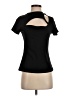 LNA 100% Cotton Black Short Sleeve Turtleneck Size XS - photo 1