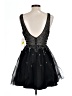 GB 100% Polyester Black Cocktail Dress Size 11 - photo 2