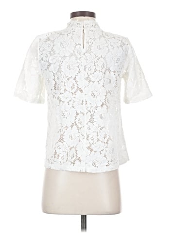 Ann Taylor LOFT Outlet Short Sleeve Blouse (view 2)