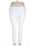 Lyssé Solid White Active Pants Size 2X - photo 1