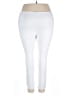 Lyssé Solid White Active Pants Size 2X - photo 2