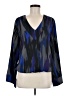 Allison Joy 100% Polyester Blue Long Sleeve Blouse Size M - photo 1