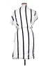 Equipment 100% Polyester Stripes White Casual Dress Size XL - photo 2