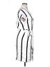 Equipment 100% Polyester Stripes White Casual Dress Size XL - photo 4