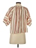 Saylor 100% Cotton Ivory Short Sleeve Blouse Size XS - photo 2