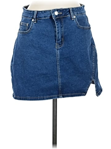 Luvamia Denim Skirt (view 1)