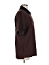 Theory Burgundy Short Sleeve Button-Down Shirt Size M - photo 4