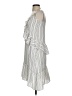 Rebecca Minkoff 100% Polyester Stripes Silver Casual Dress Size 00 - photo 5