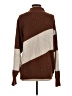 Nine West Color Block Brown Turtleneck Sweater Size S - photo 2