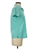 Bcg 100% Polyester Teal Short Sleeve Top Size S - photo 4