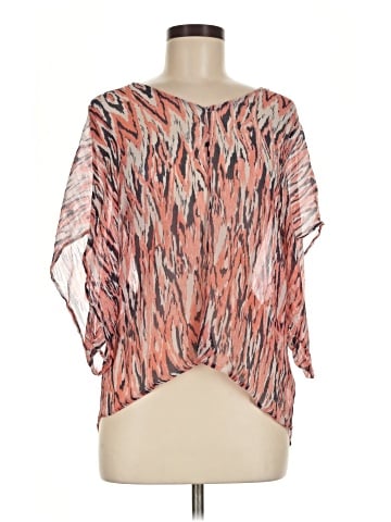 Ella Moss 3/4 Sleeve Silk Top (view 1)