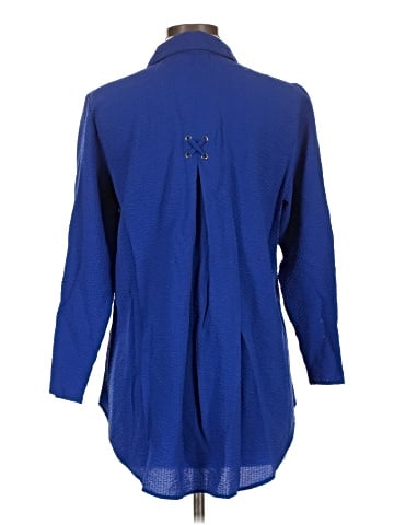 Habitat 3/4 Sleeve Button-Down Shirt (view 2)