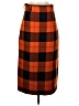 Zara Plaid Orange Formal Skirt Size S - photo 1