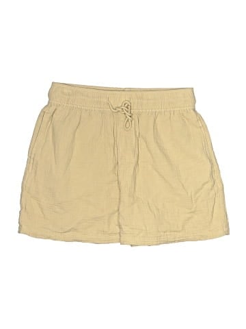 Topshop Khaki Shorts (view 1)