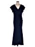 Xscape Blue Cocktail Dress Size 14 (petite) - photo 1