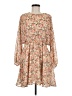Staccato 100% Polyester Floral Tan Casual Dress Size M - photo 1