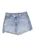 Zara Blue Denim Shorts Size 8 - photo 1