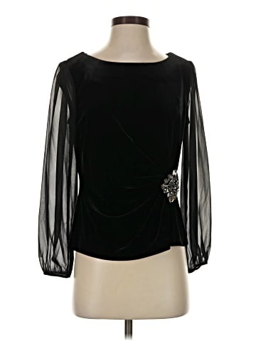 Alex Evenings 3/4 Sleeve Top (view 1)