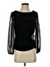 Alex Evenings Black 3/4 Sleeve Top Size S - photo 1