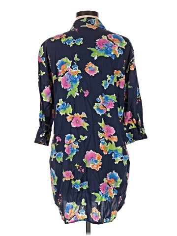 Lauren by Ralph Lauren 3/4 Sleeve Button-Down Shirt (view 2)